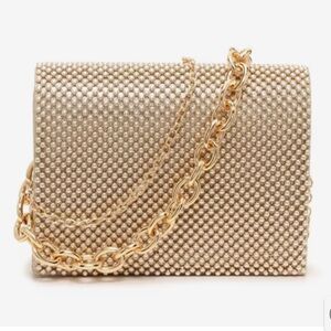 Gold Chain Clutch
